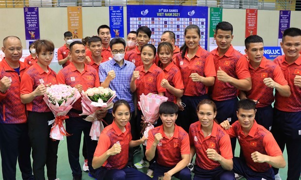 Deputy PM inspects SEA Games preparations in Bac Ninh, Bac Giang - ảnh 1