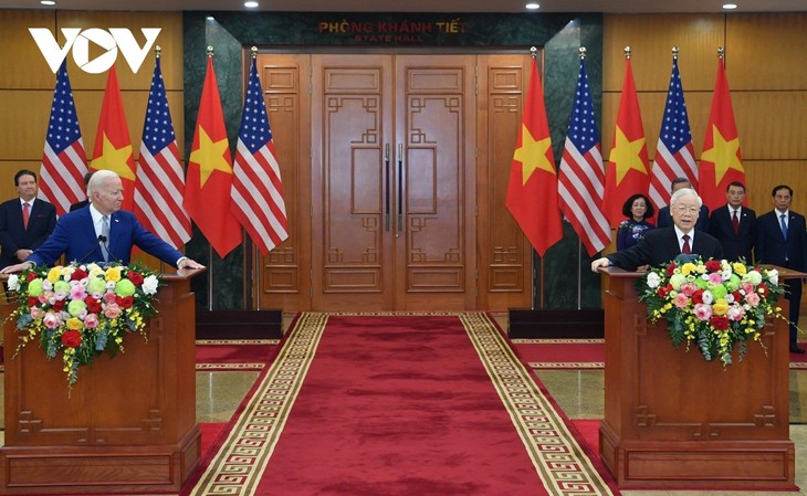 Vietnam, US set up comprehensive strategic partnership for peace, cooperation, sustainable growth - ảnh 1