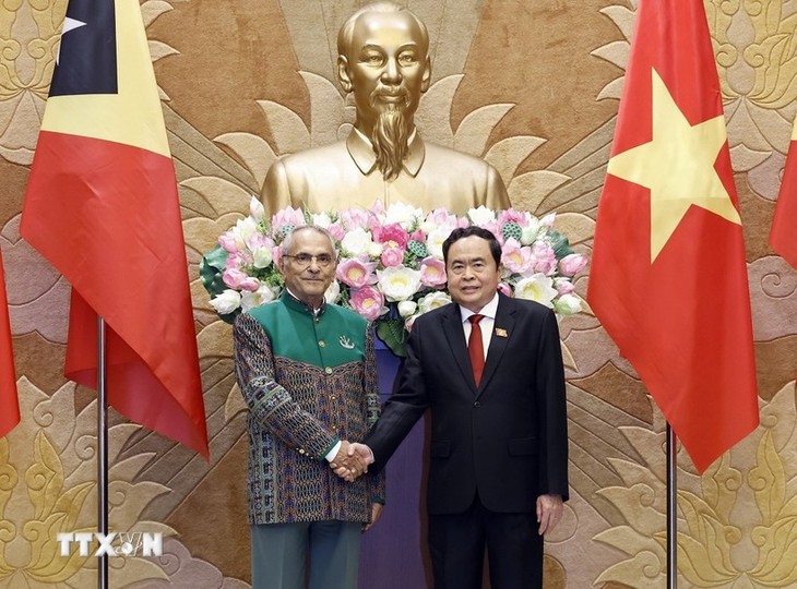 Vietnamese top legislator receives President of Timor Leste - ảnh 1