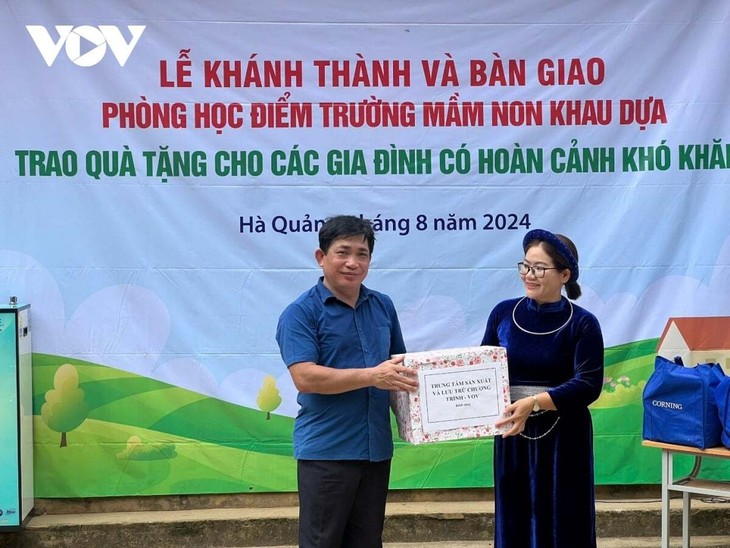 Khau Dua kindergarten in Cao Bang inaugurated with donors’ support - ảnh 3