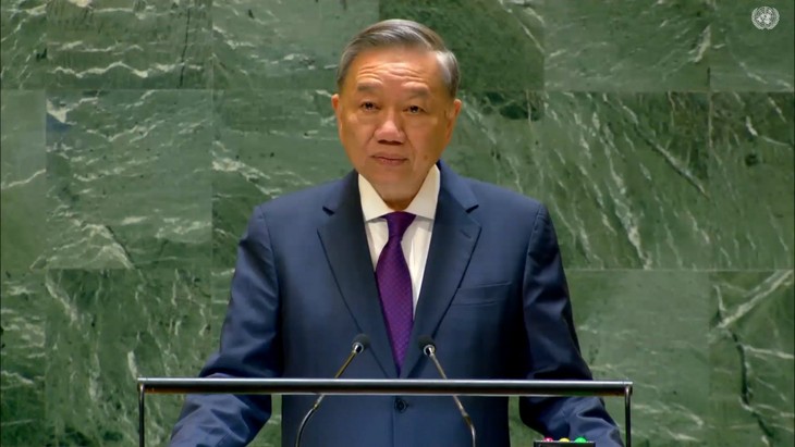 Vietnam urges joint global actions to build a future of peace, stability, prosperity, sustainability - ảnh 1