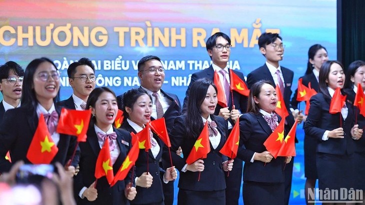 Vietnamese delegation for ASEAN-Japanese Youth Program ready to sail - ảnh 1