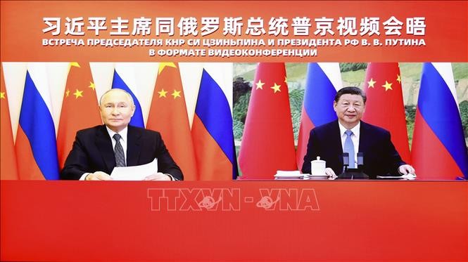 Chinese, Russian leaders hold online talks following US President Donald Trump’s inauguration - ảnh 1