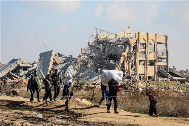 Negotiations on 2nd phase of Gaza ceasefire begin  - ảnh 1