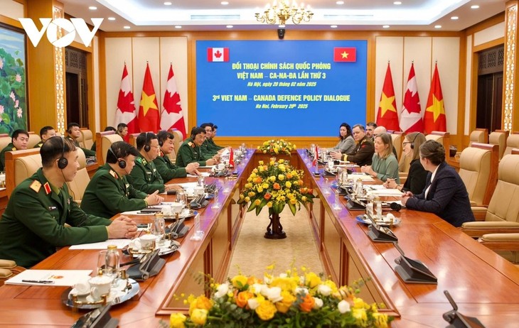 Vietnam, Canada hold 3rd defense policy dialogue in Hanoi - ảnh 1