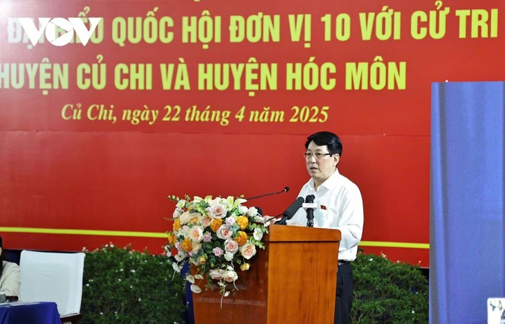 President Luong Cuong meets voters in HCM City - ảnh 1
