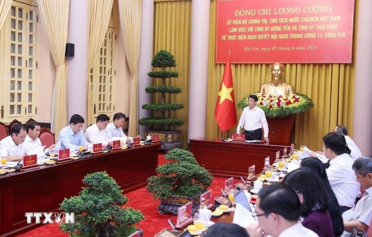 Merger of Hung Yen, Thai Binh – catalyst for stronger, more competitive province: President - ảnh 1