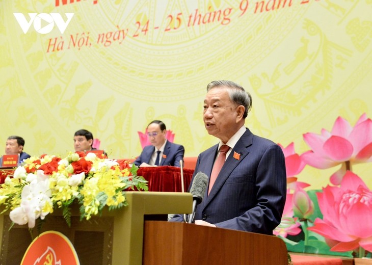 Party General Secretary urges for people-centered approach in legislative activities - ảnh 1