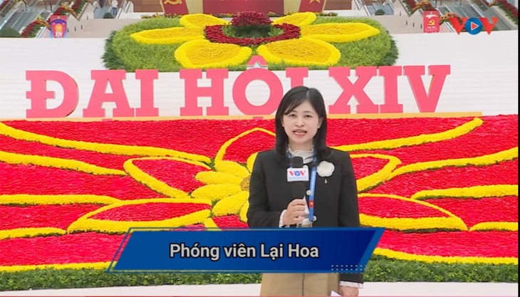 Vision and aspirations of 14th National Party Congress delivered by VOV - ảnh 1