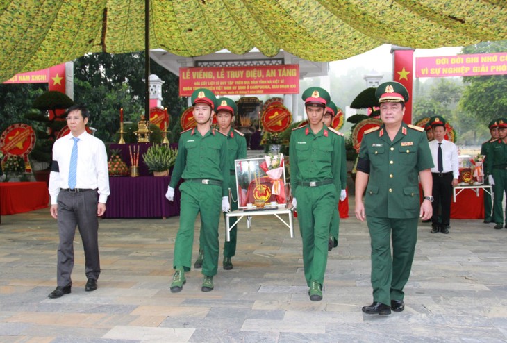 75 năm Ngày Thương binh - Liệt sỹ: Truy điệu và an táng 255 hài cốt liệt sỹ  - ảnh 2