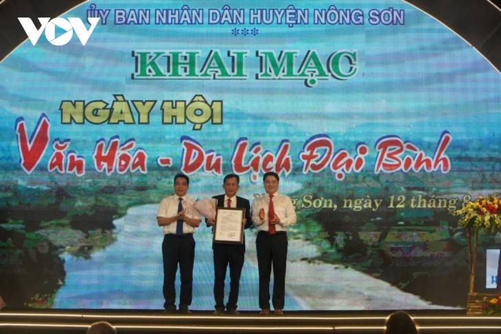 Khai mạc Ngày hội Văn hóa- Du lịch Đại Bình năm 2022 - ảnh 1