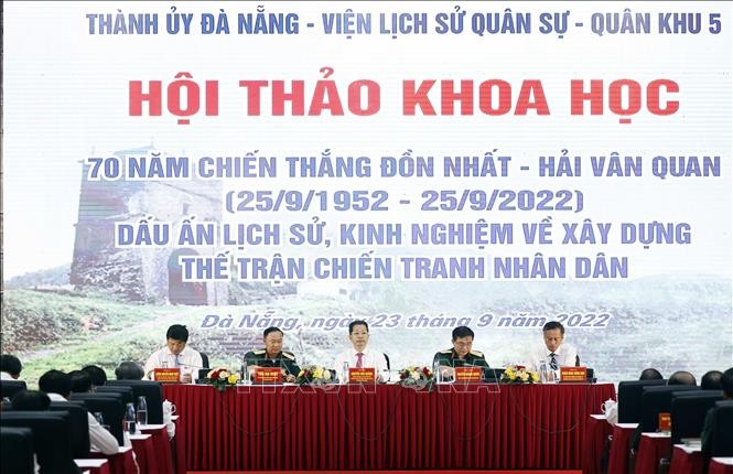 Hội thảo khoa học “70 năm chiến thắng Đồn Nhất-Hải Vân quan”  - ảnh 1