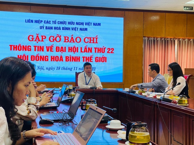 Hôm nay, khai mạc Đại hội lần thứ 22 Hội đồng Hòa bình thế giới tại Hà Nội - ảnh 1