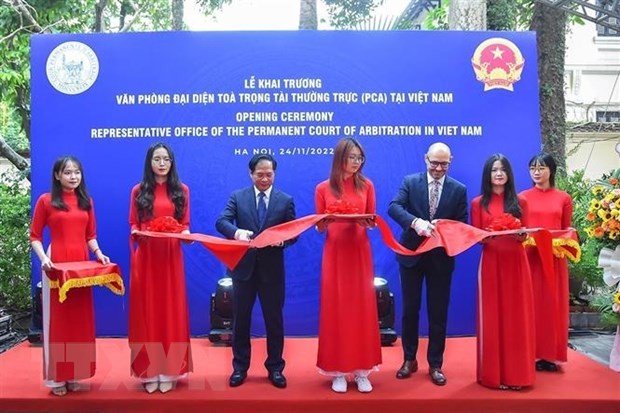 Khai trương Văn phòng đại diện của Tòa trọng tài thường trực (PCA) tại Hà Nội - ảnh 1