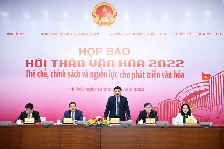 Ngày 17/12 diễn ra hội thảo văn hóa năm 2022 - ảnh 1