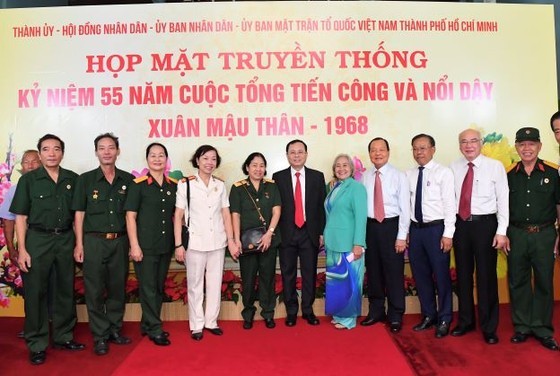 Họp mặt truyền thống Kỷ niệm 55 năm Cuộc Tổng tiến công và nổi dậy Xuân Mậu Thân 1968 - ảnh 1