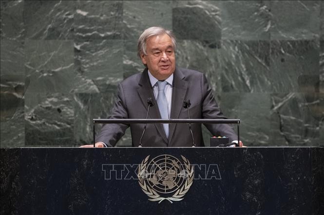 UN chief calls for end to political deadlock in Lebanon - ảnh 1