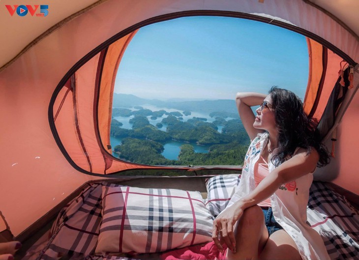 Ta Dung-See wird ist als „Halong-Bucht” im Hochland betrachtet - ảnh 5