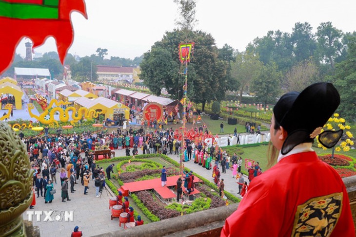 하노이 탕롱 황성에서 ‘송구영신(送舊迎新)’ 궁중 의례 재현 - ảnh 2