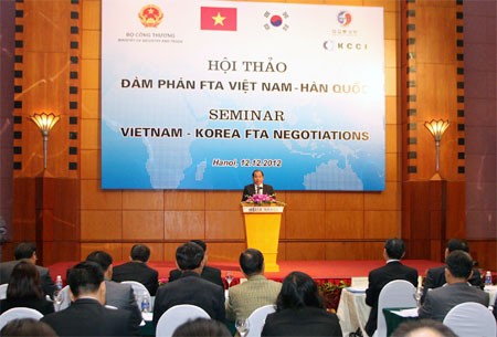 Vietnam y Corea del Sur hacia la firma de Tratado de Libre Comercio  - ảnh 1