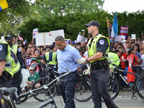 Protestan en Estados Unidos exigiendo reforma de inmigración  - ảnh 1