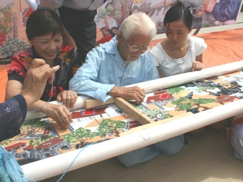 Van Lam, aldea del bordado de Ninh Binh - ảnh 1