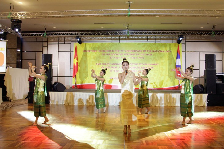 Celebran actos conmemorativos por los 55 años del establecimiento de las relaciones Vietnam-Laos - ảnh 1