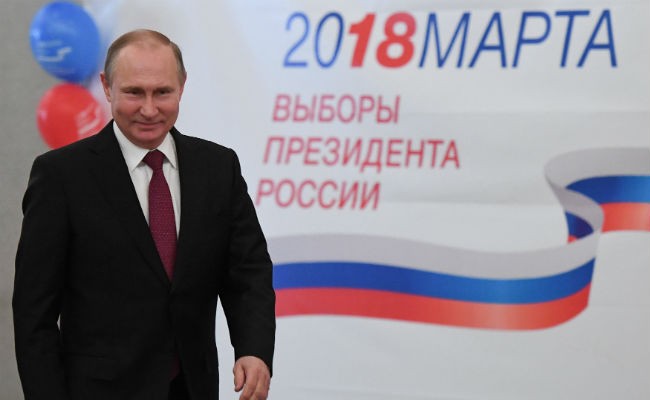 Líderes mundiales felicitan a Putin por su victoria en las eleciones presidenciales rusas - ảnh 1