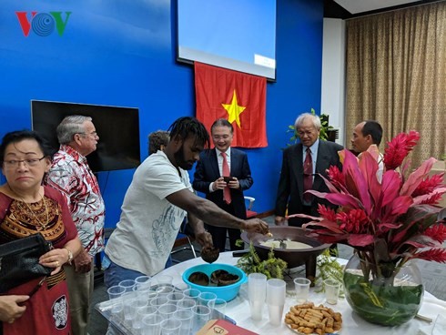 Inician la construcción de la sede del Club de los vietnamitas en Vanuatu - ảnh 1