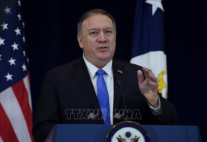 Mike Pompeo telefonea a dirigentes internacionales para tratar el bombardeo contra aeropuerto de Iraq - ảnh 1