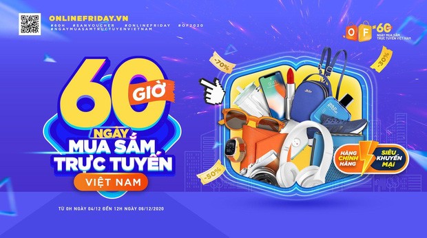 Registran 3,7 millones de pedidos de compras online Vietnam en 60 horas - ảnh 1