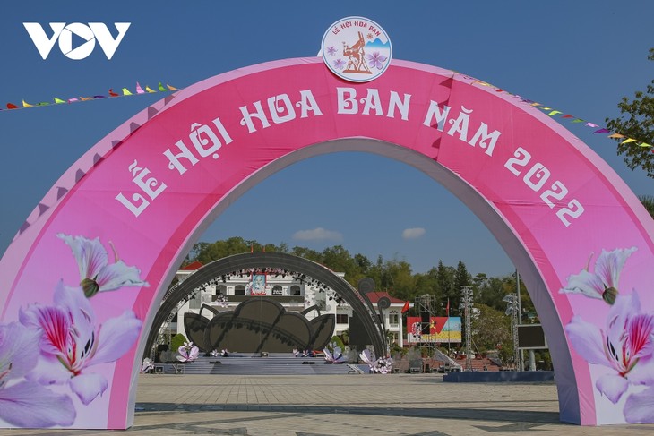 Dien Bien inaugura el Festival de la flor Bauhinia 2022 - ảnh 1