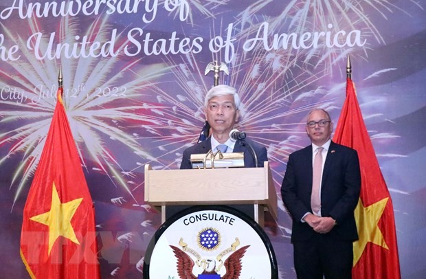 Acto de conmemoración del 246 aniversario del Día de la Independencia de Estados Unidos en Ciudad Ho Chi Minh - ảnh 1