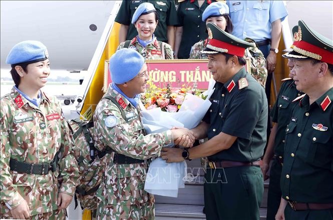 Segundo grupo de ingenieros militares vietnamitas llega a Abyei en su misión de mantenimiento de paz - ảnh 1