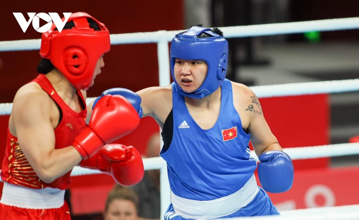  Boxeo vietnamita gana una medalla de bronce en ASIAD 2023 - ảnh 1