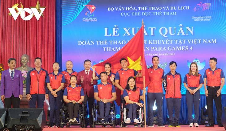 Delegación deportiva vietnamita partirá para IV Parajuegos Asiáticos - ảnh 1