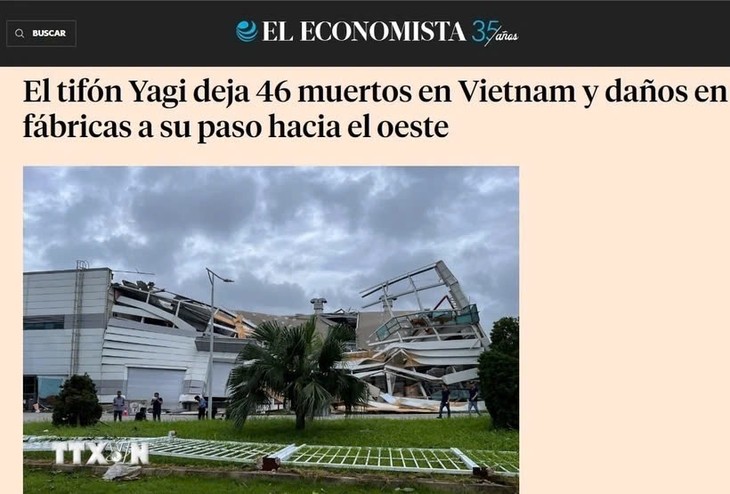 Comunidad internacional expresa solidaridad hacia Vietnam por pérdidas causadas por tifón Yagi  - ảnh 1