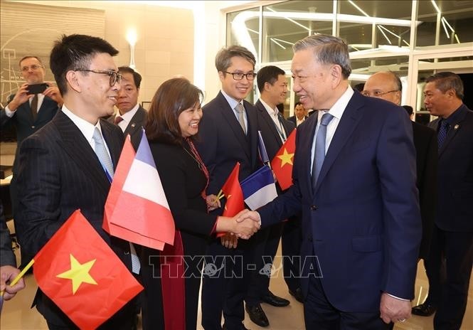 Afirman papel de Vietnam en comunidad francófona y promueven cooperación con Francia - ảnh 1