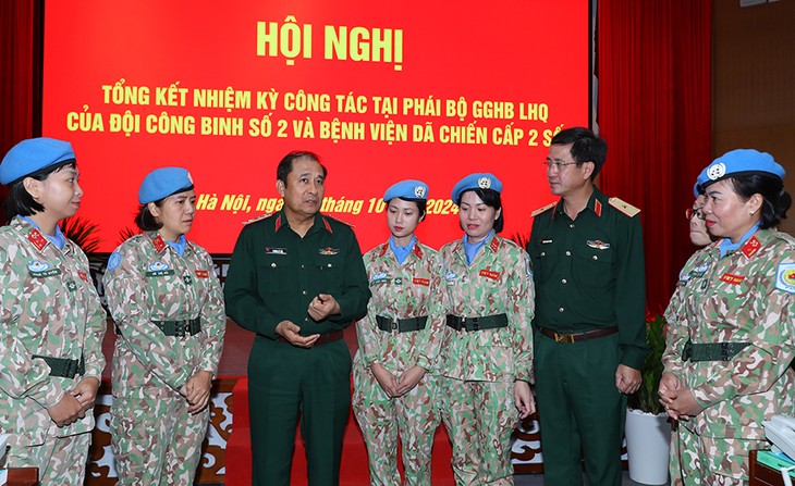 Efectúan conferencia sobre desempeño de fuerzas vietnamitas en misiones de mantenimiento de paz - ảnh 1