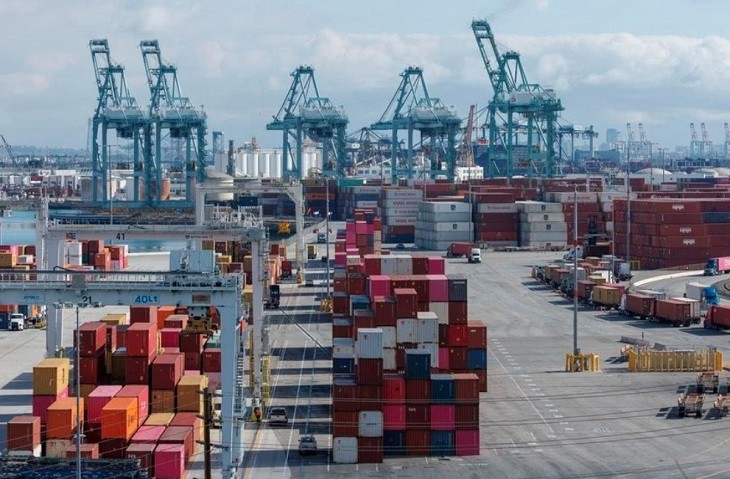 El comercio global enfrenta una fuerte caída por tensiones arancelarias - ảnh 1