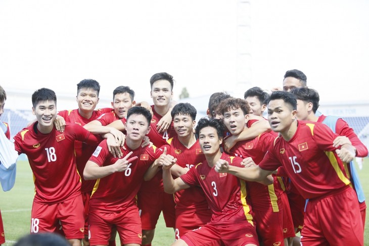 เวียดนามแบ่งแต้มกับสาธารณรัฐเกาหลีในการแข่งขันฟุตบอล AFC U23 - ảnh 1