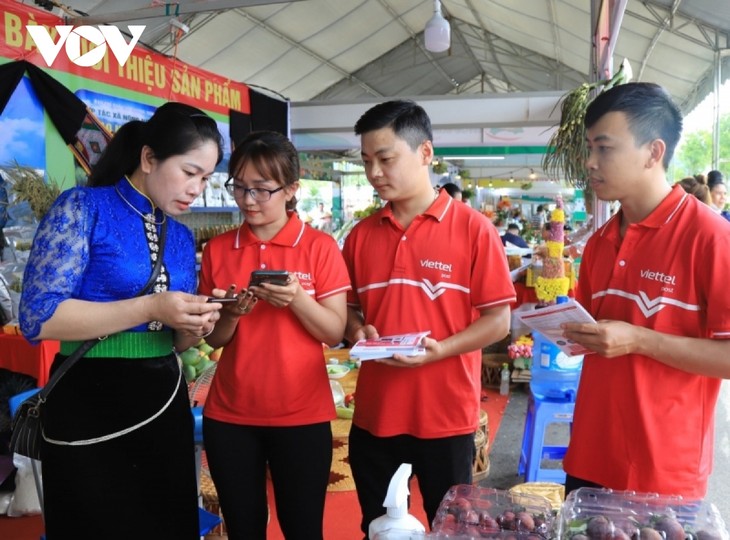 เซินลามุ่งมั่นนำผลิตภัณฑ์การเกษตรจำหน่ายผ่านแพลตฟอร์มดิจิทัล - ảnh 1