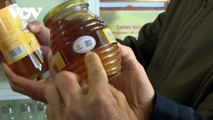 เกษตรกรตำบลฝงล้าย จังหวัดเซินลา สร้างเนื้อสร้างตัวจากการเลี้ยงผึ้งตามห่วงโซ่การเชื่อมโยง - ảnh 2