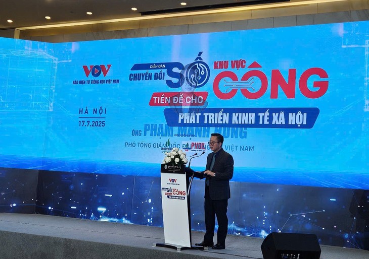 การเปลี่ยนแปลงด้านดิจิทัลของภาครัฐ - พื้นฐานให้แก่การพัฒนาเศรษฐกิจและสังคม - ảnh 1