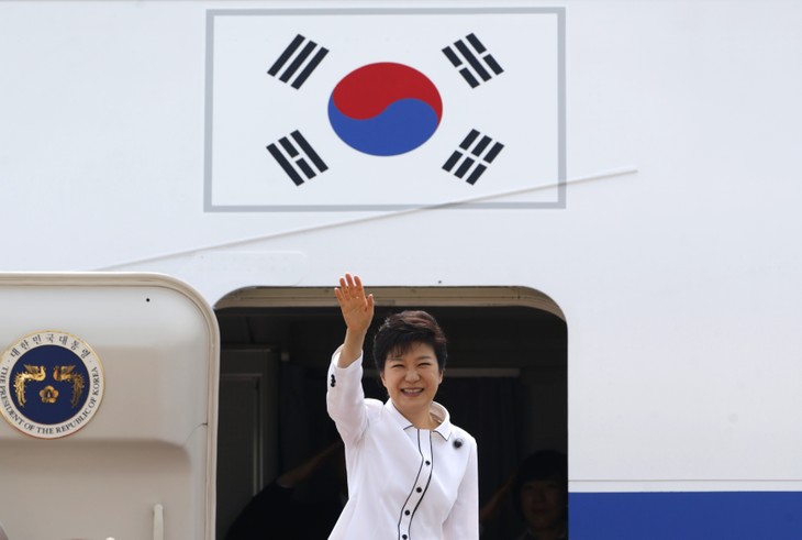 South Korea’s President Park Geun Hye begins China visit - ảnh 1