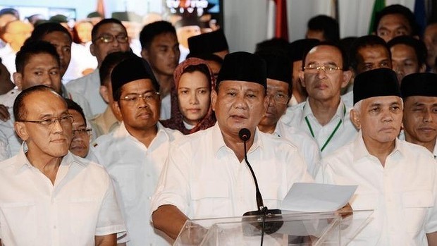 Presidential candidate P.Subianto ready to accept any result from KPU - ảnh 1