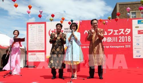 Lebendiges vietnamesisches Fest im Japanischen Kanagawa - ảnh 1