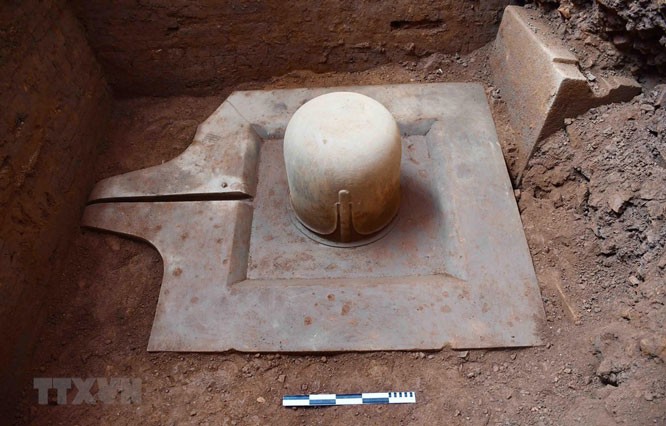 Entdeckung des größten Linga-Yonis des neunten Jahrhunderts in Vietnam - ảnh 1