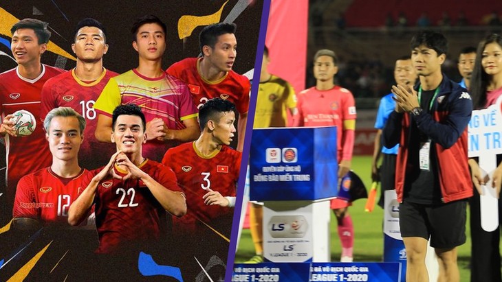 Zahlreiche Fußballspieler engagieren sich für Spendenaktion für Flutopfer in Zentralvietnam - ảnh 1