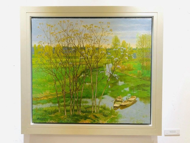 Ausstellung zum 95. Gründungstag der Hochschule für bildende Kunst Vietnams - ảnh 1